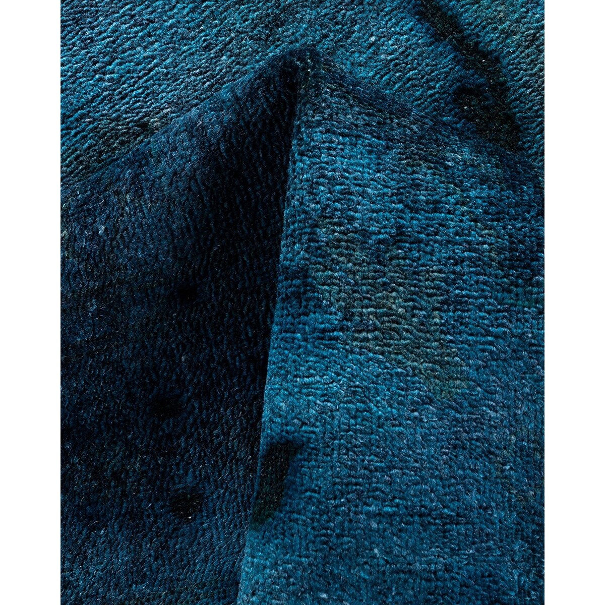 Vibrance, One-of-a-Kind Hand-Knotted Area Rug - Gray, 4' 4" x 6' 4" - 4' 4" x 6' 4"