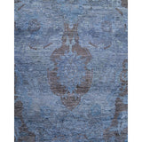 Vibrance, One-of-a-Kind Hand-Knotted Area Rug - Gray, 8' 0" x 10' 0" - 8' 0" x 10' 0"