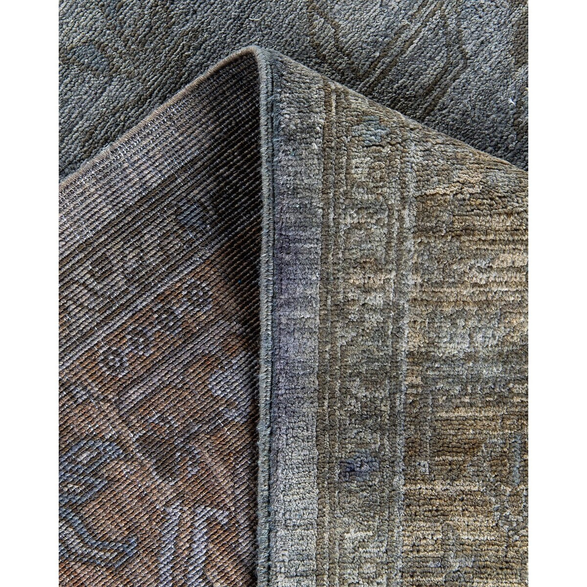 Vibrance, One-of-a-Kind Hand-Knotted Area Rug - Gray, 8' 3" x 10' 2" - 8' 3" x 10' 2"