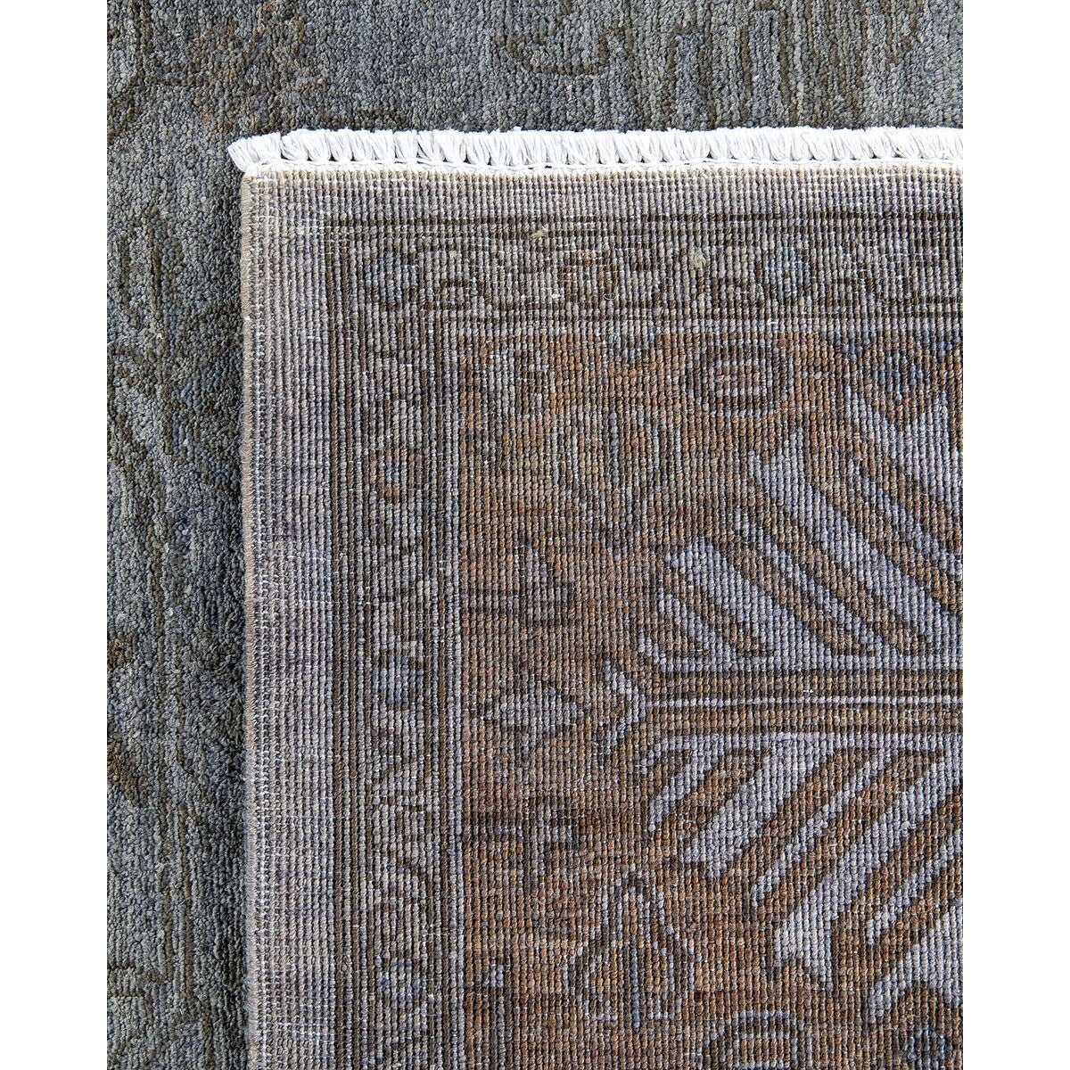 Vibrance, One-of-a-Kind Hand-Knotted Area Rug - Gray, 8' 3" x 10' 2" - 8' 3" x 10' 2"