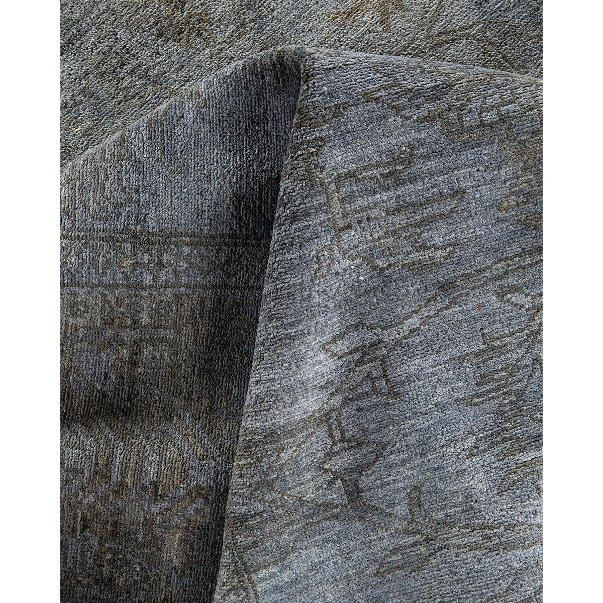 Vibrance, One-of-a-Kind Hand-Knotted Area Rug - Gray, 8' 3" x 10' 2" - 8' 3" x 10' 2"