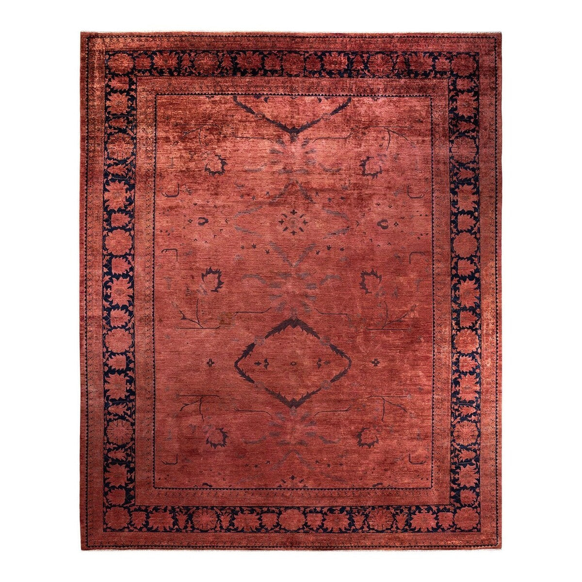 Vibrance, One-of-a-Kind Hand-Knotted Area Rug - Red, 12' 0" x 14' 5" - 12' 0" x 14' 5"