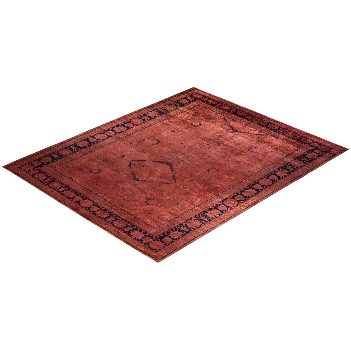 Vibrance, One-of-a-Kind Hand-Knotted Area Rug - Red, 12' 0" x 14' 5" - 12' 0" x 14' 5"