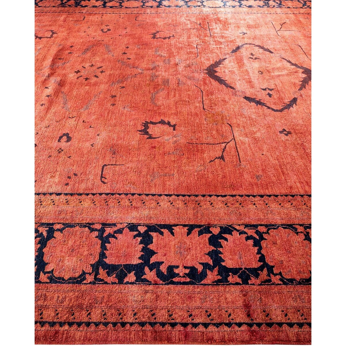 Vibrance, One-of-a-Kind Hand-Knotted Area Rug - Red, 12' 0" x 14' 5" - 12' 0" x 14' 5"