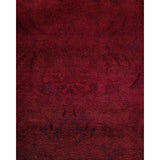 Vibrance, One-of-a-Kind Hand-Knotted Area Rug - Red, 8' 2" x 10' 2" - 8' 2" x 10' 2"