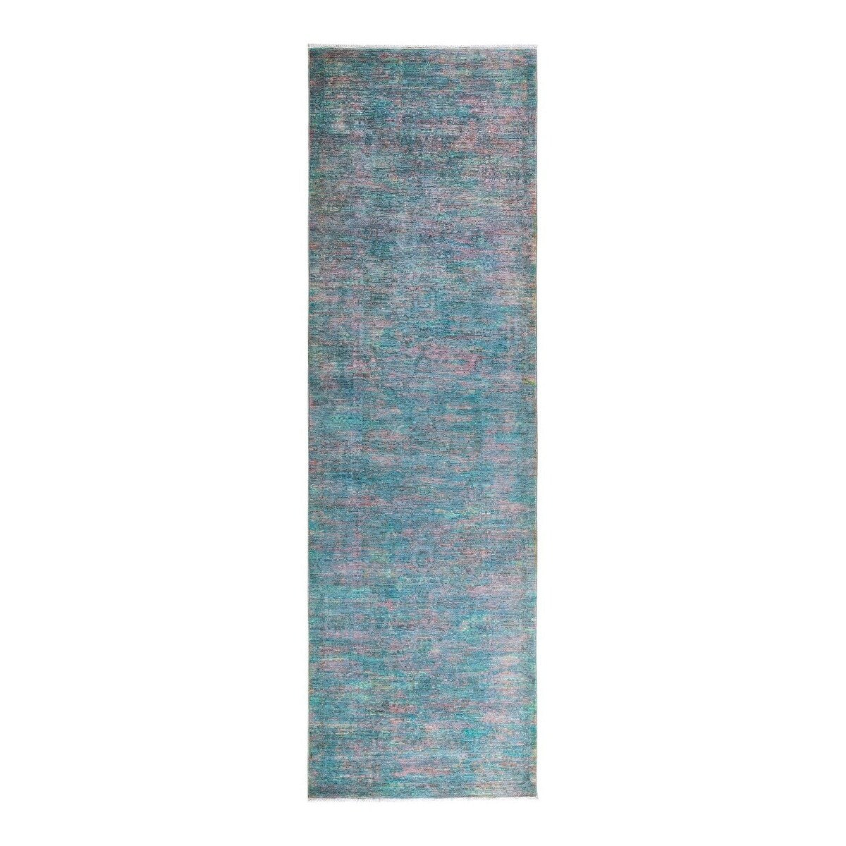 Vibrance, One-of-a-Kind Hand-Knotted Runner Rug - Multi, 3' 1" x 10' 7" - 3' 1" x 10' 7"