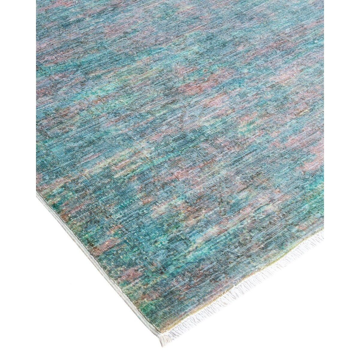 Vibrance, One-of-a-Kind Hand-Knotted Runner Rug - Multi, 3' 1" x 10' 7" - 3' 1" x 10' 7"