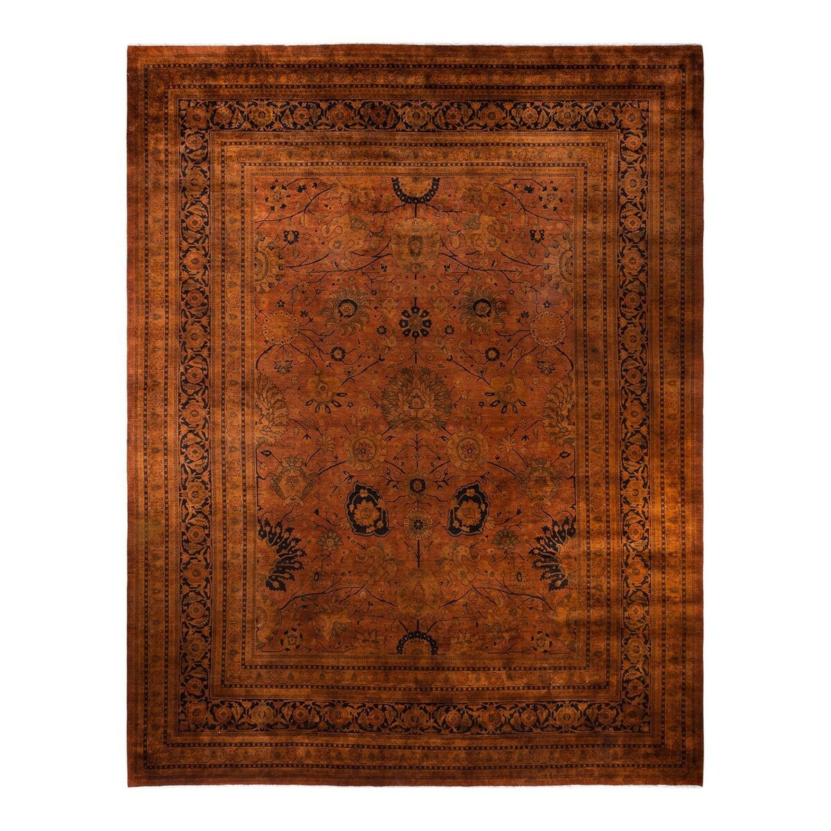 Vibrance, One-of-a-Kind Handmade Area Rug - Pink, 15' 6" x 12' 1" - 15' 6" x 12' 1"