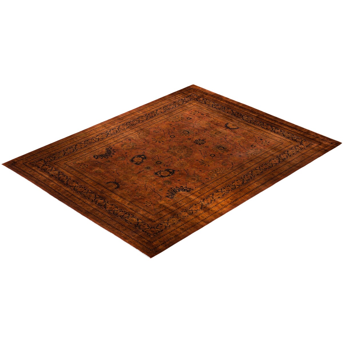 Vibrance, One-of-a-Kind Handmade Area Rug - Pink, 15' 6" x 12' 1" - 15' 6" x 12' 1"