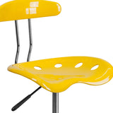Vibrant Chrome Tractor Seat Drafting Stool