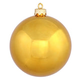 Vickerman 2.4" Antique Gold Shiny Ball Ornament, 60 per box.