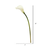 Vickerman 26" White Lily Floral Stem