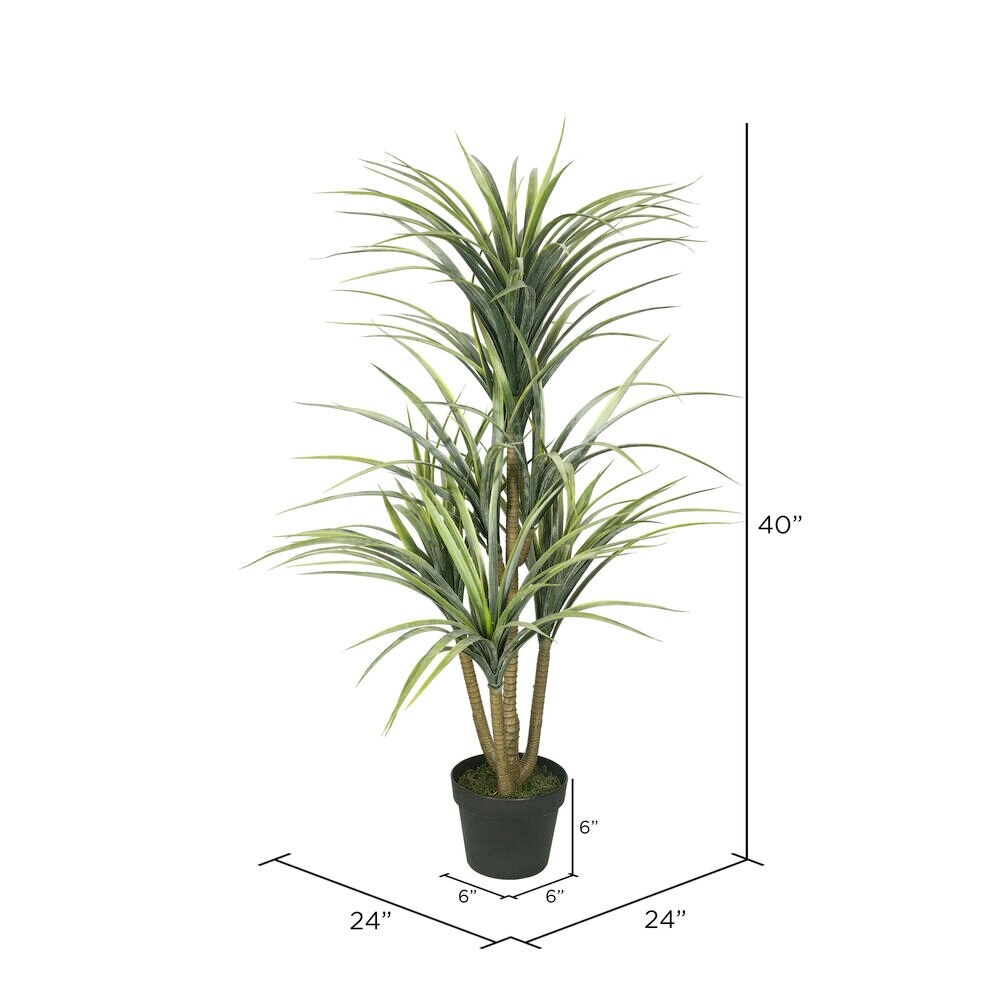 Vickerman 40" Green Yucca Everyday Tree