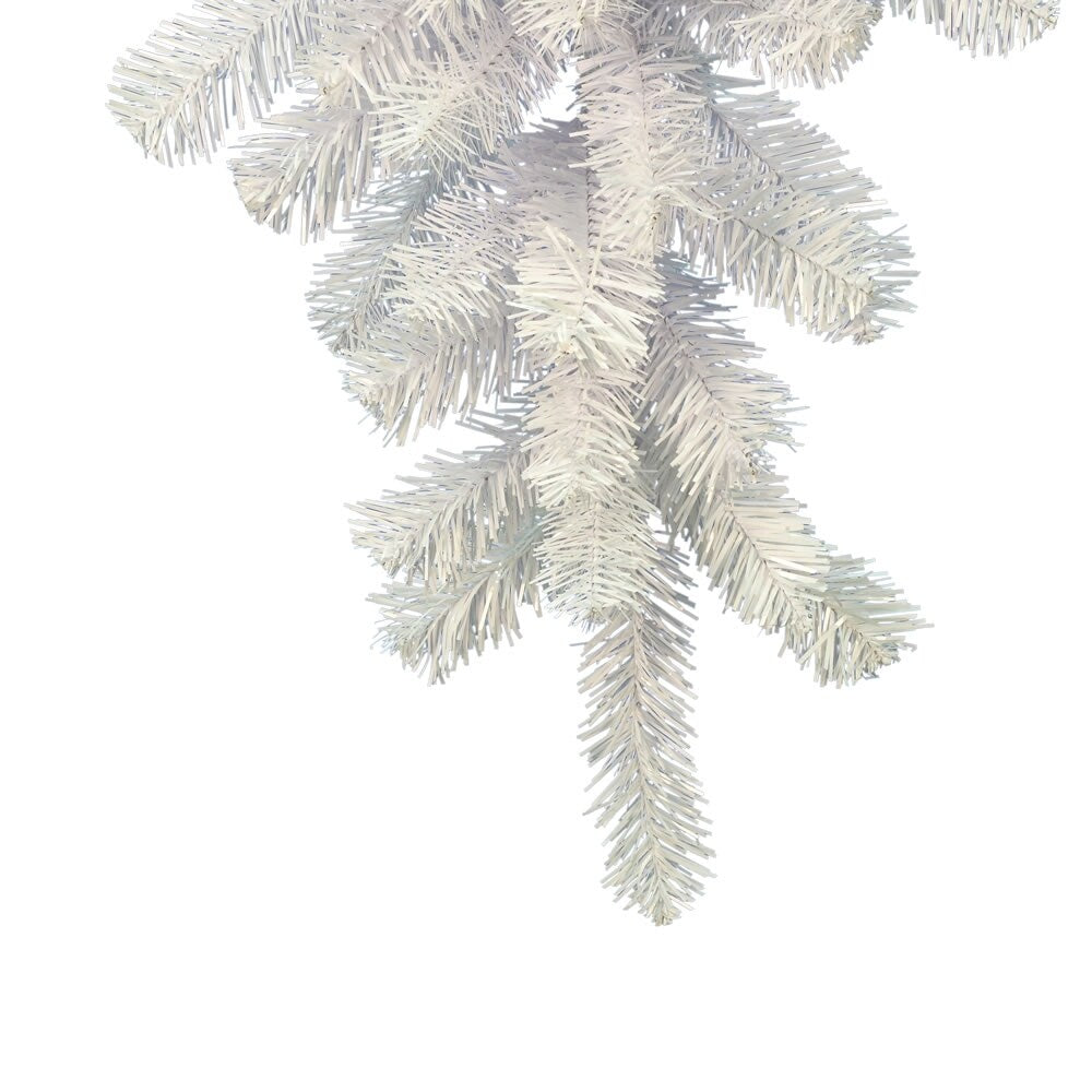Vickerman 42" Crystal White Spruce Artificial Christmas Teardrop, Unlit