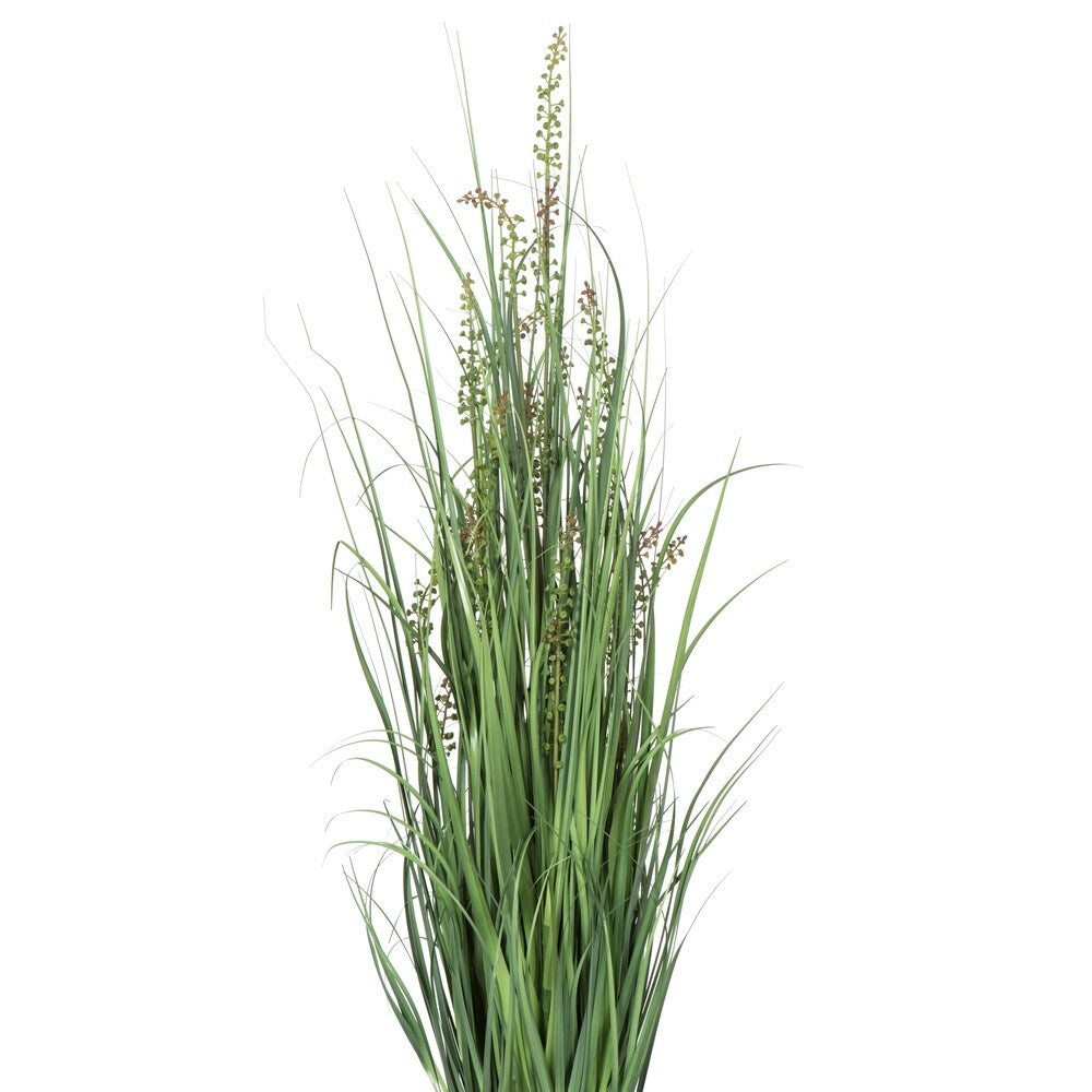 Vickerman 48" PVC Artificial Potted Green Sheep's Grass