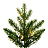 Vickerman 5.5' x 36" Brighton Pine Artificial Christmas Tree, 3mm LED Color Changing Lights