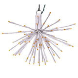 Vickerman 80Lt x 16" White Starburst Orange 5mm LED Wide Angle Lights