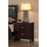Victor Cappuccino 3-piece Upholstered Bedroom Set with Chest