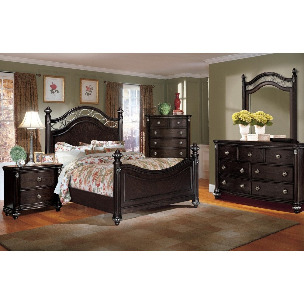 Steve Silver Victoria Low Post 6-piece Bedroom Set