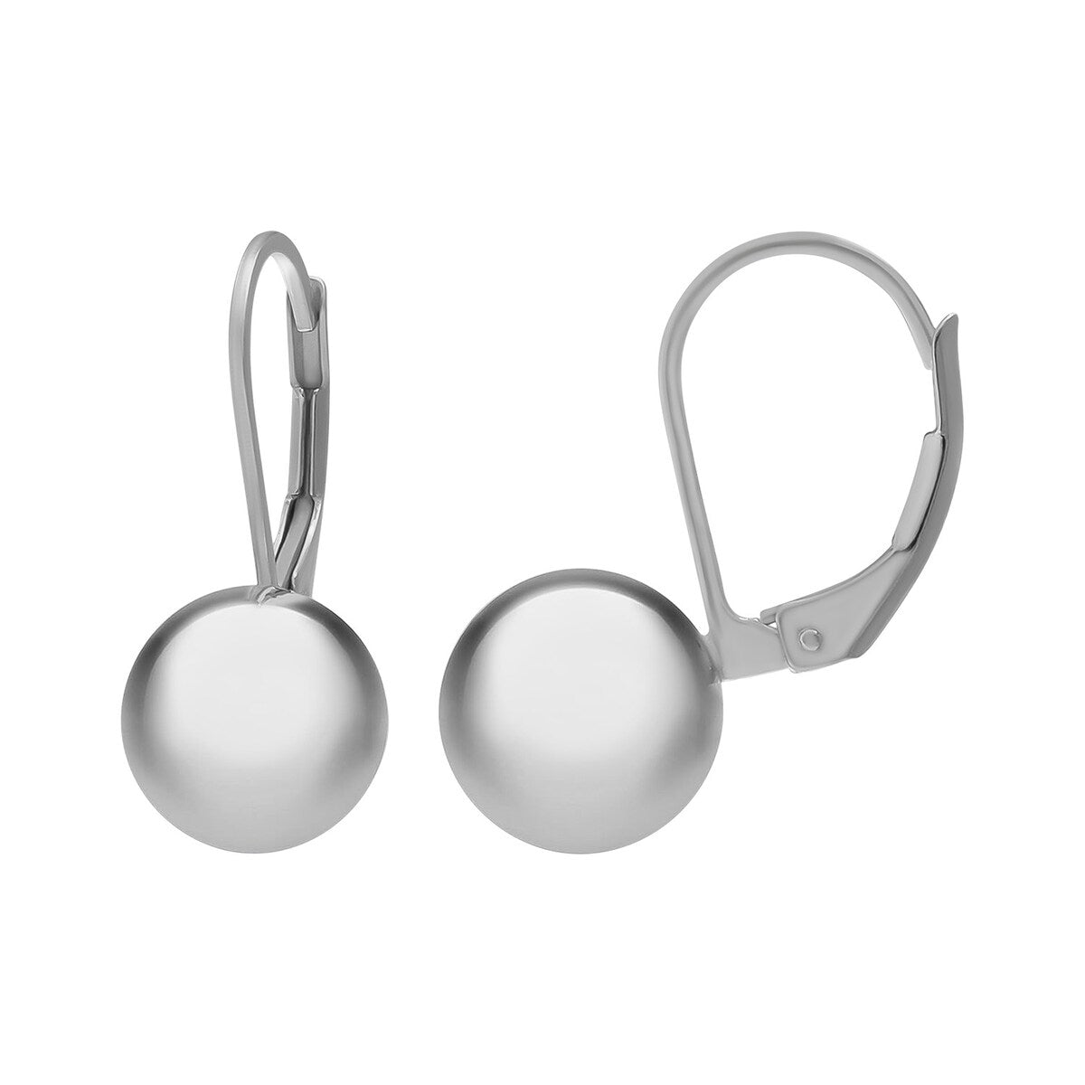 Victoria Townsend .925 Sterling Silver Ball Leaverback Earring