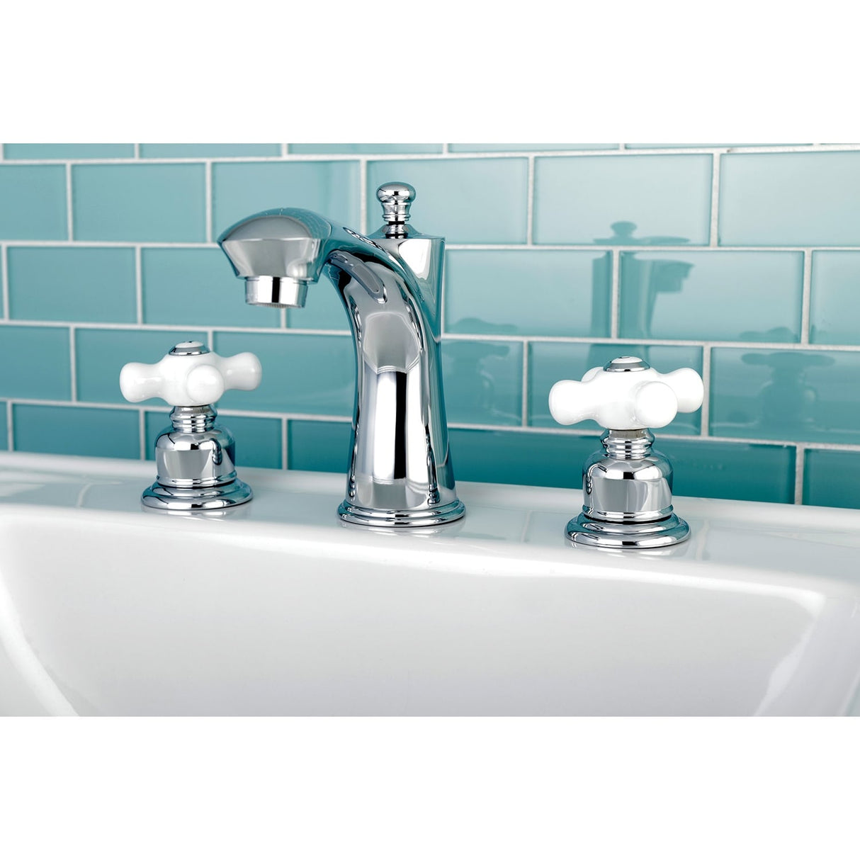 Kingston Brass Victorian 8 in. Widespread Bathroom Faucet