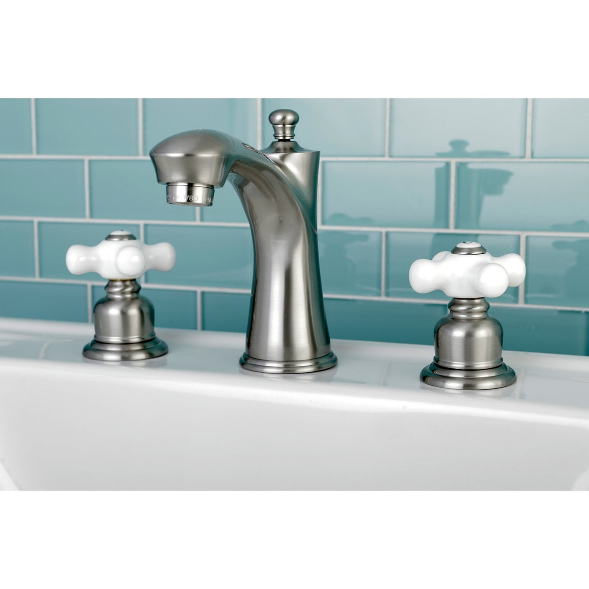 Kingston Brass Victorian 8 in. Widespread Bathroom Faucet