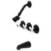 Kingston Brass Victorian Three-Handle Tub and Shower Faucet
