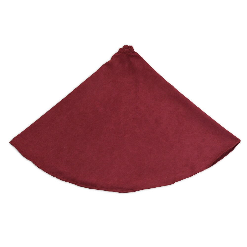 Victory Lane Crimson 53-inch Round Hemmed Tree Skirt