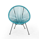 Vida Outdoor Woven 3 Piece Chat Set by Christopher Knight Home