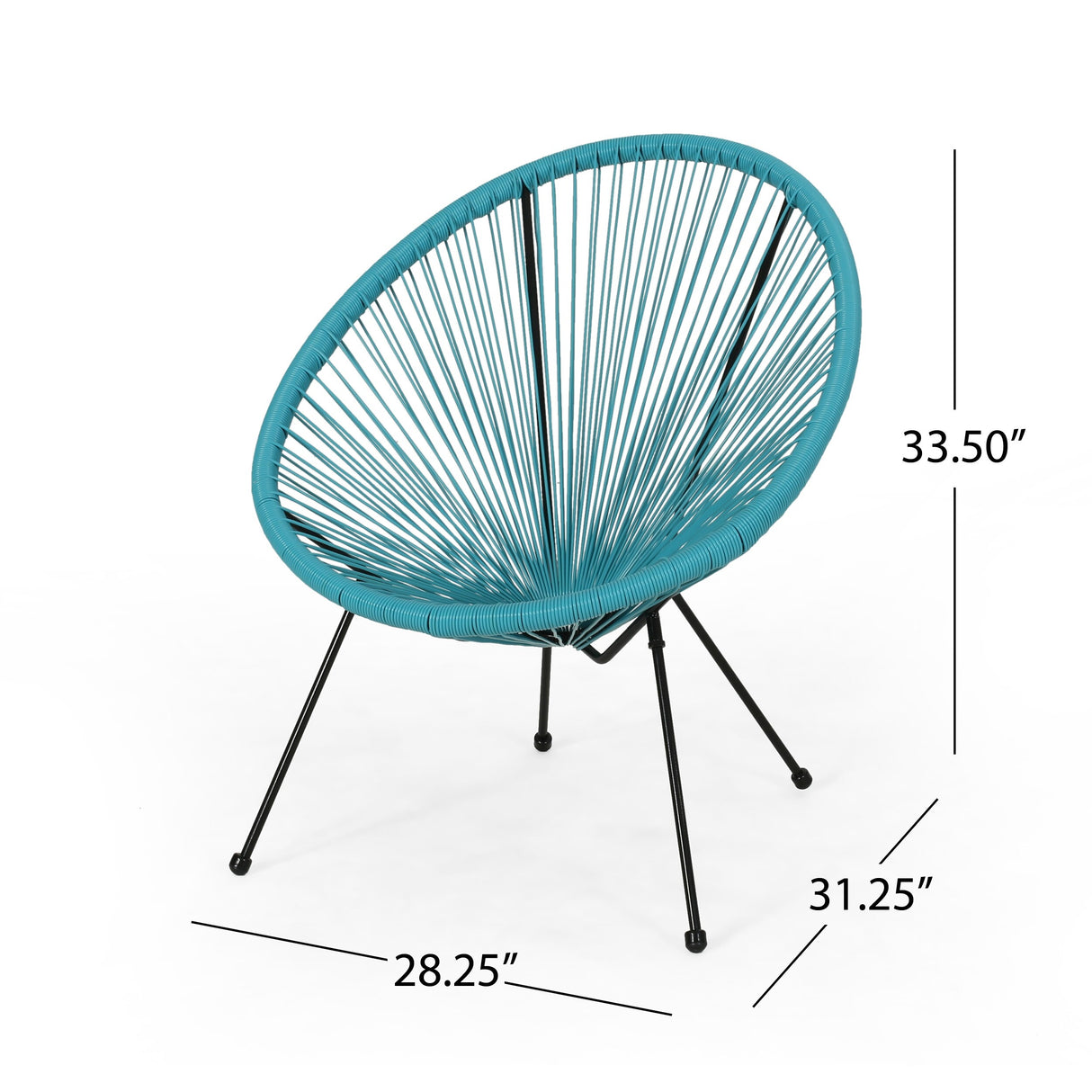 Vida Outdoor Woven 3 Piece Chat Set by Christopher Knight Home