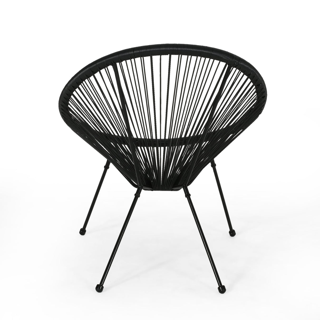 Vida Outdoor Woven 3 Piece Chat Set by Christopher Knight Home