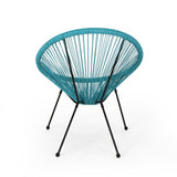 Vida Outdoor Woven 3 Piece Chat Set by Christopher Knight Home