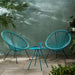 Vida Outdoor Woven 3 Piece Chat Set by Christopher Knight Home