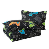 ALEX + BELLA Video Gamer Set Black Ultra Soft Microfiber Comforter Set