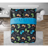 ALEX + BELLA Video Gamer Set Black Ultra Soft Microfiber Comforter Set