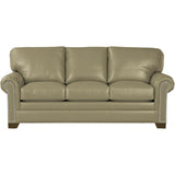Vidonia 86" Wide Genuine Leather Sofa