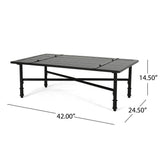 Vienne Outdoor Cushioned Aluminum Loveseat and Coffee Table by Christopher Knight Home