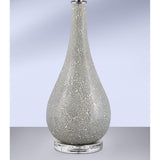Vieste 31 in. Silver Mosaic Table Lamp