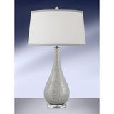 Vieste 31 in. Silver Mosaic Table Lamp