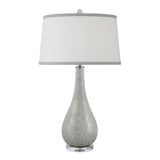 Vieste 31 in. Silver Mosaic Table Lamp