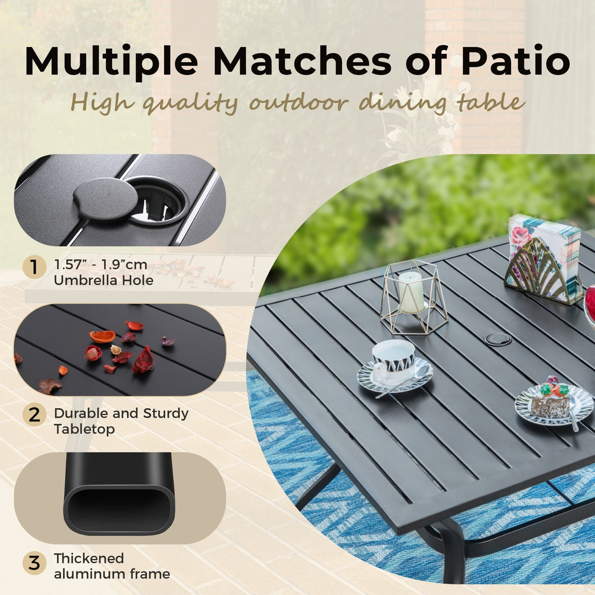 Viewmont 5-piece Outdoor Dining Set by Havenside Home