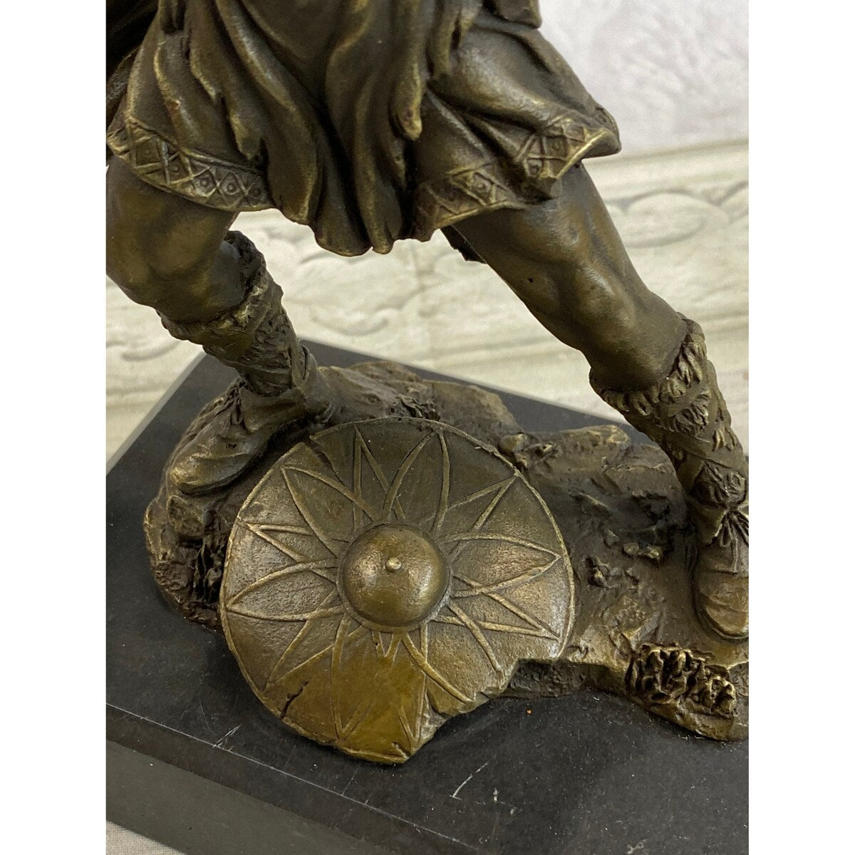 Viking Warrior By Kamiko Bronze Sculpture Japanese Artist Figurine Home Decor