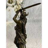 Viking Warrior By Kamiko Bronze Sculpture Japanese Artist Figurine Home Decor