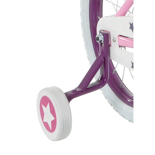 Vilano Girl's 14-inch Bike with Training Wheels and Basket