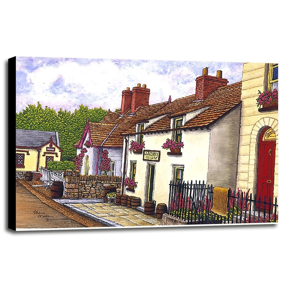 Village Of Bun Ratty-THEWIN9629 Print 14.25"x18" by Thelma Winter