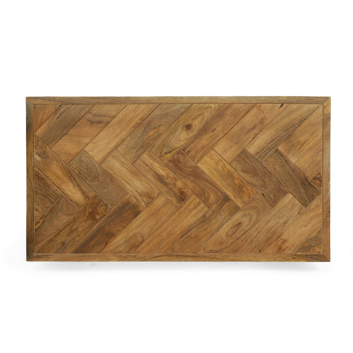 Villard Mango Wood Handcrafted Parquet Coffee Table by Christopher Knight Home - 40.00" L x 22.00" W x 18.00" H
