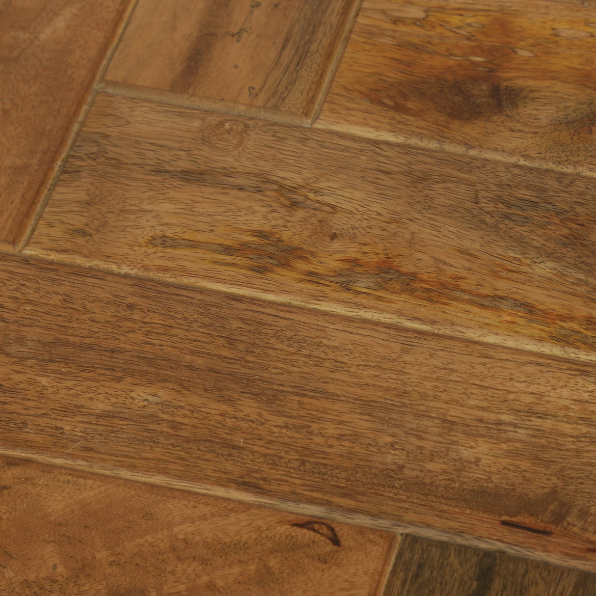Villard Mango Wood Handcrafted Parquet Side Table by Christopher Knight Home - 22.00" L x 22.00" W x 22.50" H