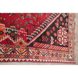 Vinatge Shiraz Oriental Tribal Hand Knotted Wool Persian Area Rug - 10'1" x 7'1"