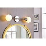 Vince Brushed Steel 24 Inch 2 Light Sconce - Brushed Steel