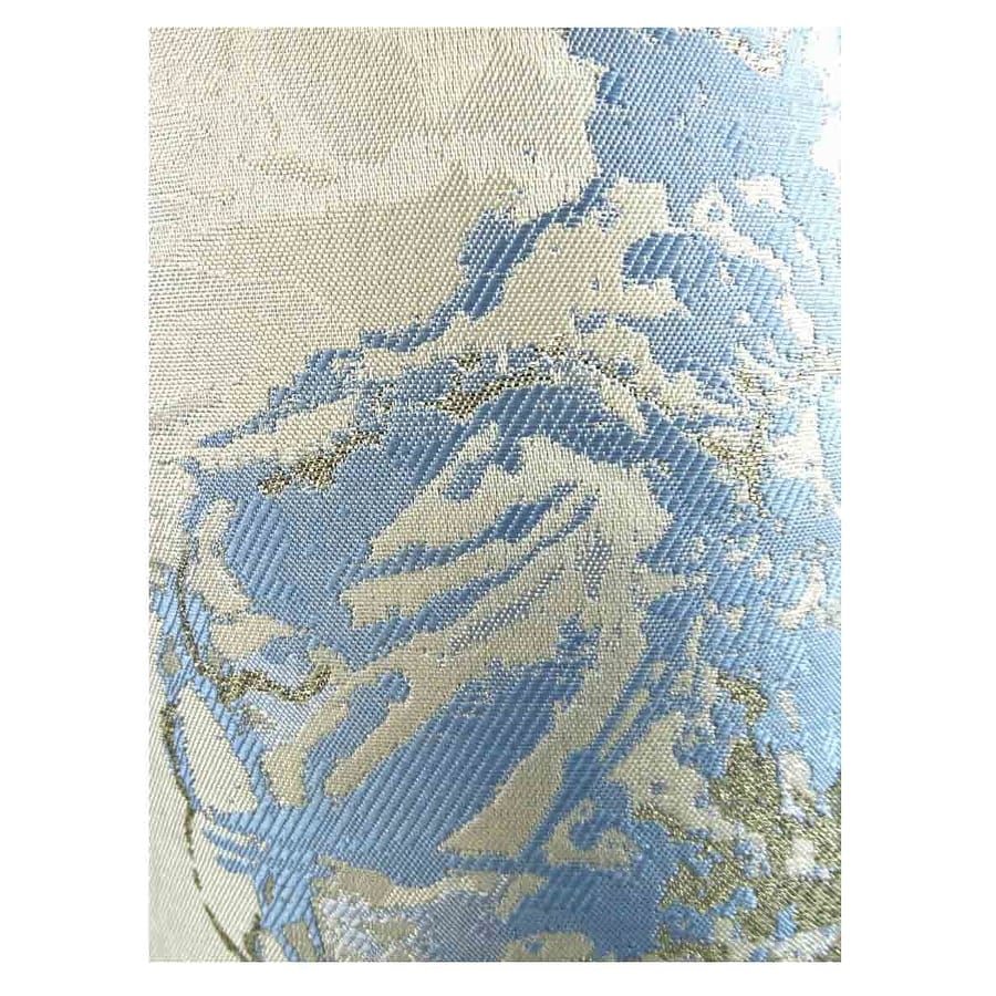 Vince Camuto Women's Belted Jacquard Dress (4, Sky)